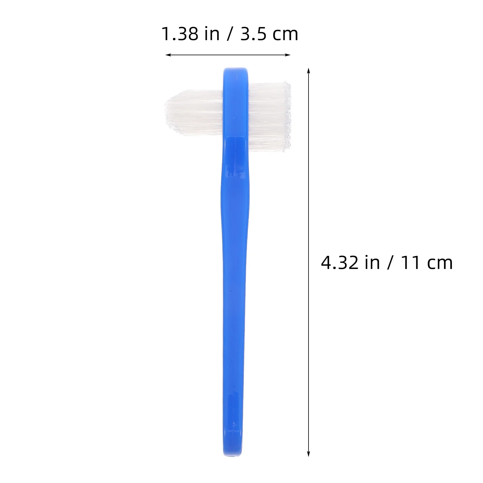 4 قطعة فرشاة أسنان الكبار صغيرة الزاوية رئيس أسنان تنظيف فرشاة المحمولة كاذبة الأسنان الأنظف للعناية بالفم الاستخدام المنزلي #4