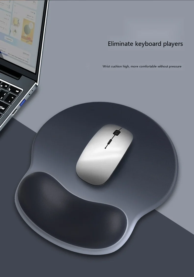 Getränke-Motiv Handgelenkauflage Mauspad Ergonomische Schreibtischunterlage für Büro und Gaming 7 Lustige Getränkevarianten 3 Konfigurationen – Detail 1