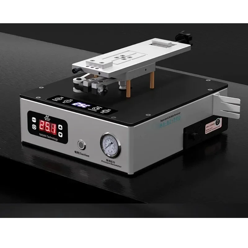 360° Rotatable LCD Screen Separator Machine Built-in Vacuum Pump Heating Plate for Phone Tablet Glass Removal Repair
