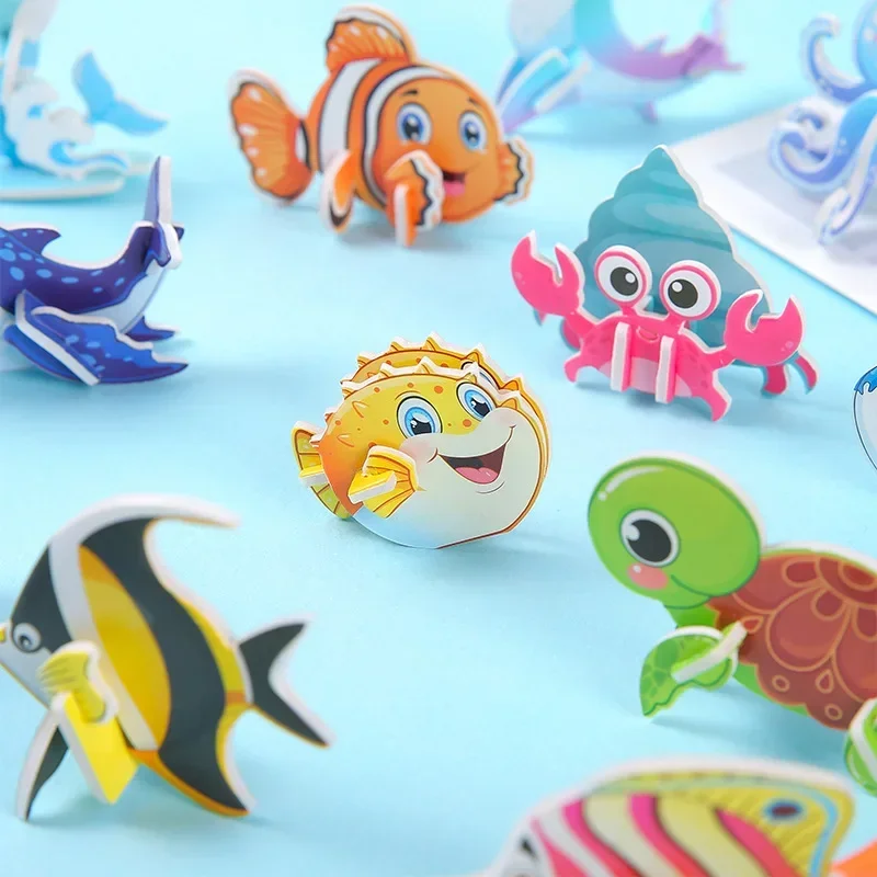 Puzzle 3D en papier d'insectes pour enfant, drôle, fête d'anniversaire, cadeaux, récompense scolaire, animaux