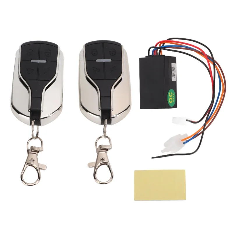 

Motorbike Alarm 124dB Vibration Wireless Remote Control Electric Bike Replacement Sensor Alarm 48V-64V