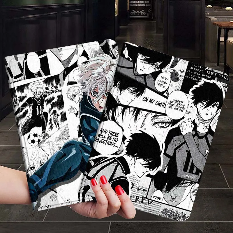 Anime B-BLUES L-LOCKS Cool Tablet Case For Samsung Galaxy Tab S7 S8 S9 S10 FE Plus 12.4 13.1 Inch