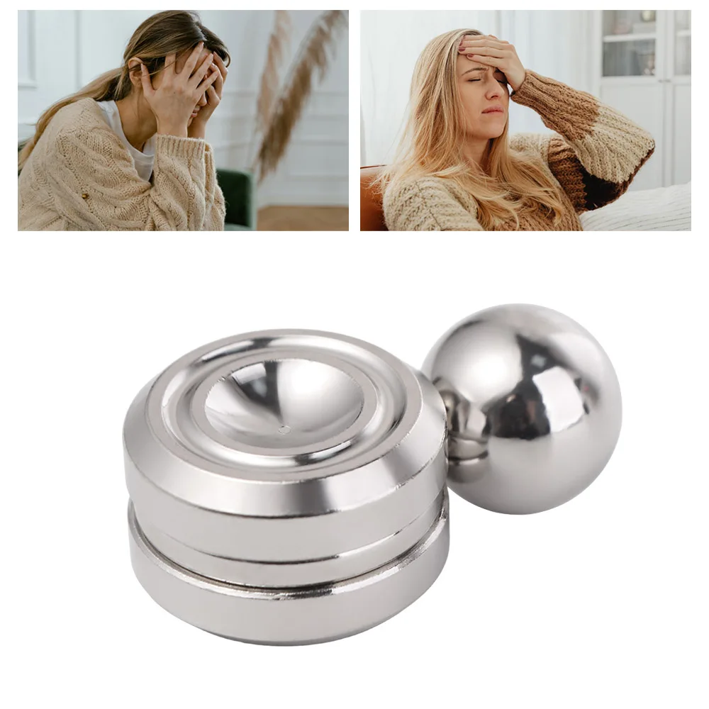 Metal Fidget Spinner Esercitatore per le mani Giroscopio rotante magnetico Punta delle dita Interattivo Interessante spinner orbitale Fidget