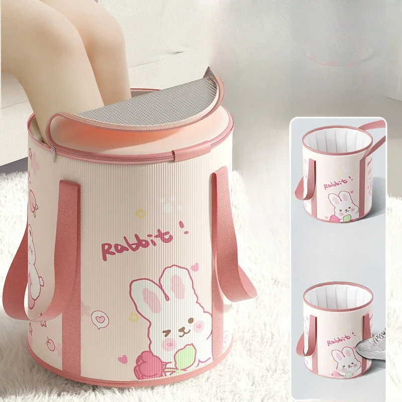 

Collapsible Foot Soaking Bath Basin Insulation Foot Soaking Bucket Perfect Mother Birthday Gift