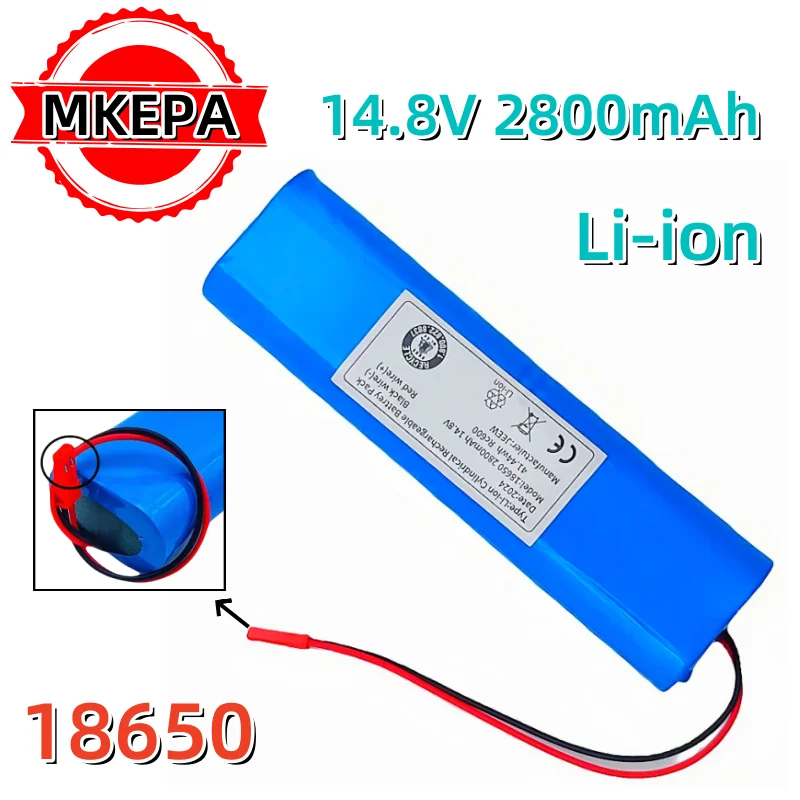 14.8V Battery 2800mAh Lithium Battery for ILIFE V5 V5s V50 V3 plus v3s pro Robot Vacuum Cleaner ilife v5s pro battery