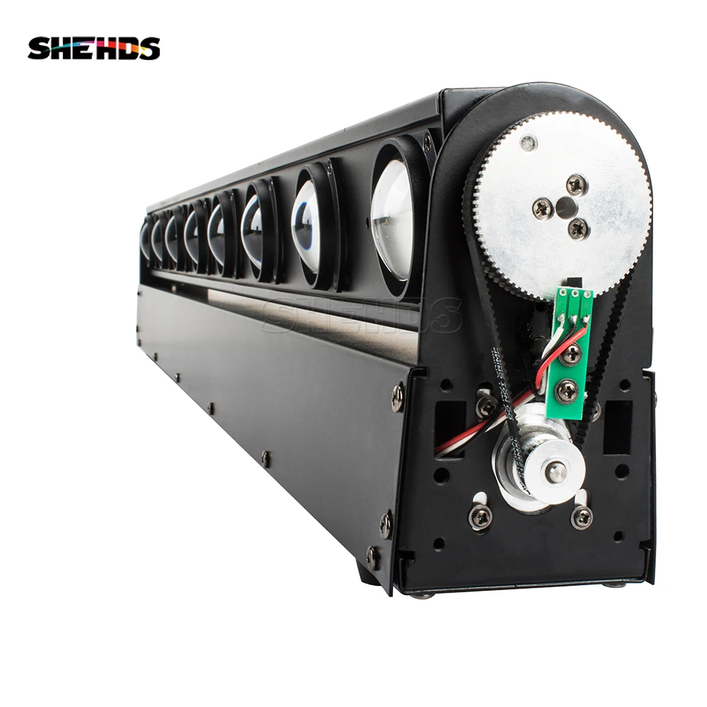 SHEHDS Beam 8x12W RGBW Moving Head Light DMX512 DJ Controller ดิสโก้งานแต่งงานโบสถ์อุปกรณ์เวที