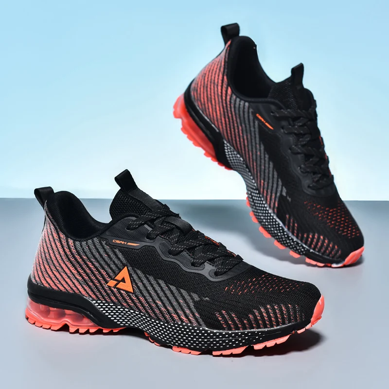 

cushion shock absorption sports and leisure shoes, marathon mesh breathable, anti slip, and wear-resistant running shoes