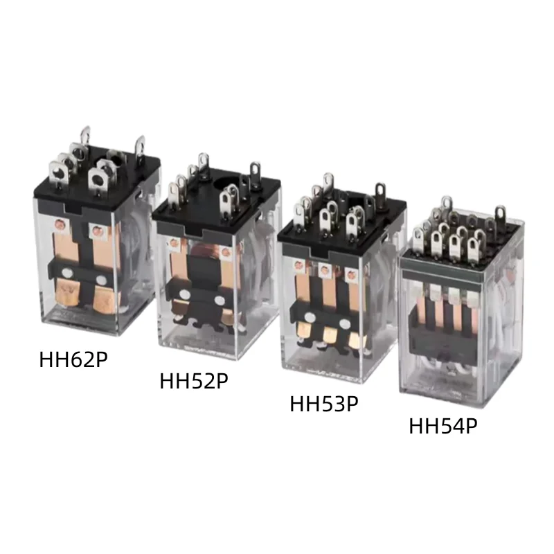 HH52P HH53P HH54P Miniature Coil Generalel ectromagnetic Intermediate Relay Switch LED DC 5V 12V 24V AC 220V MY2NJ/MY3NJ/MY4NJ