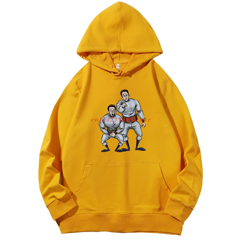 

Fashion Graphic Hooded Sweatshirts Hans And Franz Printed Sweater Spring Autumn Long Sleeve Pullover Hoodies Men's sportswear