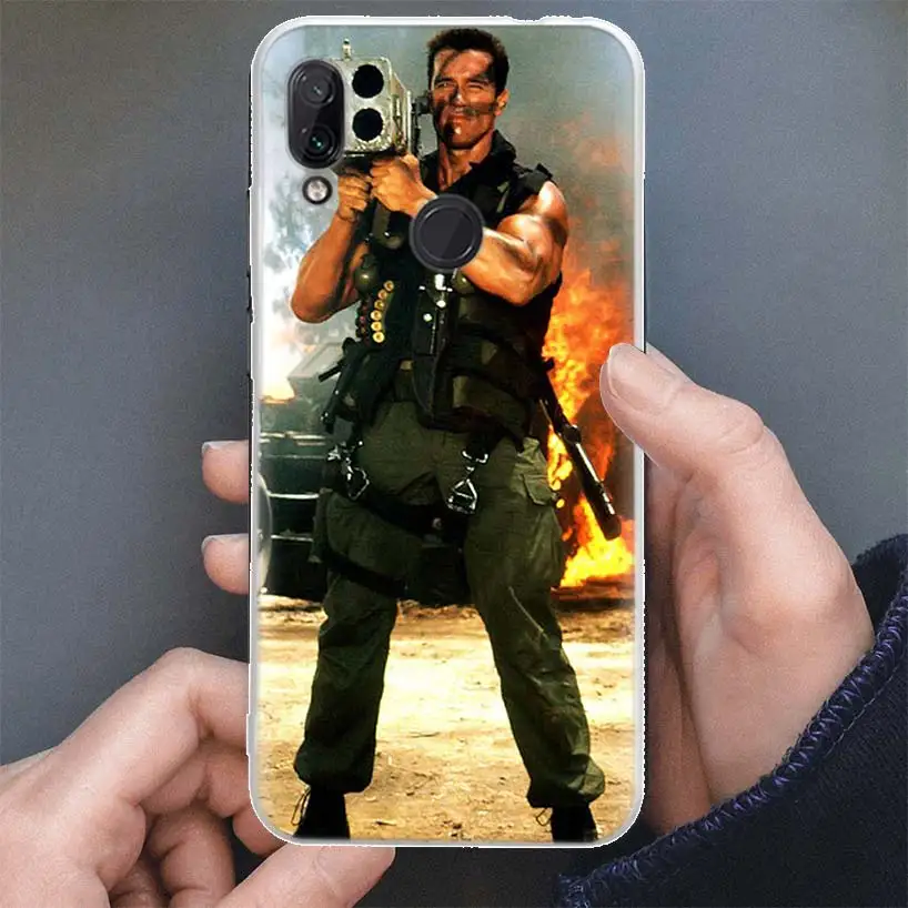 Arnold Schwarzenegger Terminator Phone Case For Xiaomi Mi 11 Lite 12X 11T 10T 9T 12 Pro 11i 8 9 10 Ultra 5G 5X 6X Soft Cover Sil