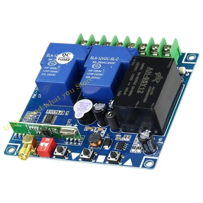 

J60A 315/433Mhz Wireless Remote Control AC220-380V 2-CH Receiver Transmitter