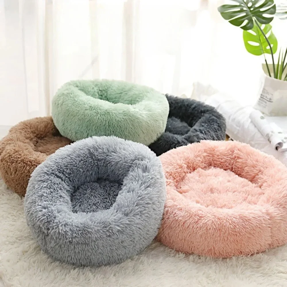 

Thickened Plush Pet Nest Winter Cat Nest Soft Long Plush Best Pet Dog Bed for Dogs Basket Cushion Cat Bed Mat Animals Sleeping