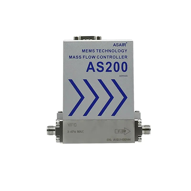 Aosong Stainless Steel MFC High Precision Gas Mass Flow Controller Air Micro Gas Flow Meter AS200
