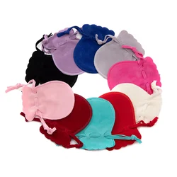 10pcs 7x9/9x12cm Drawstring Velvet Cloth Bag Small Pouch For Jewelry Wedding Gift Favor Display Businesses Packaging Material