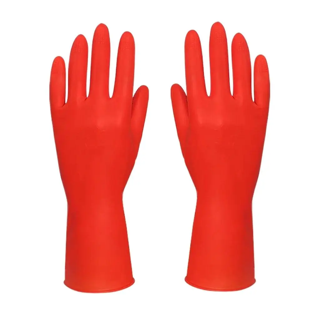 26CM Work Gloves Rubber Red Yellow Blue Unisex Househeld Gloves Sleeveless Wear Resistant Cleaning Gloves Kitchen Accessories