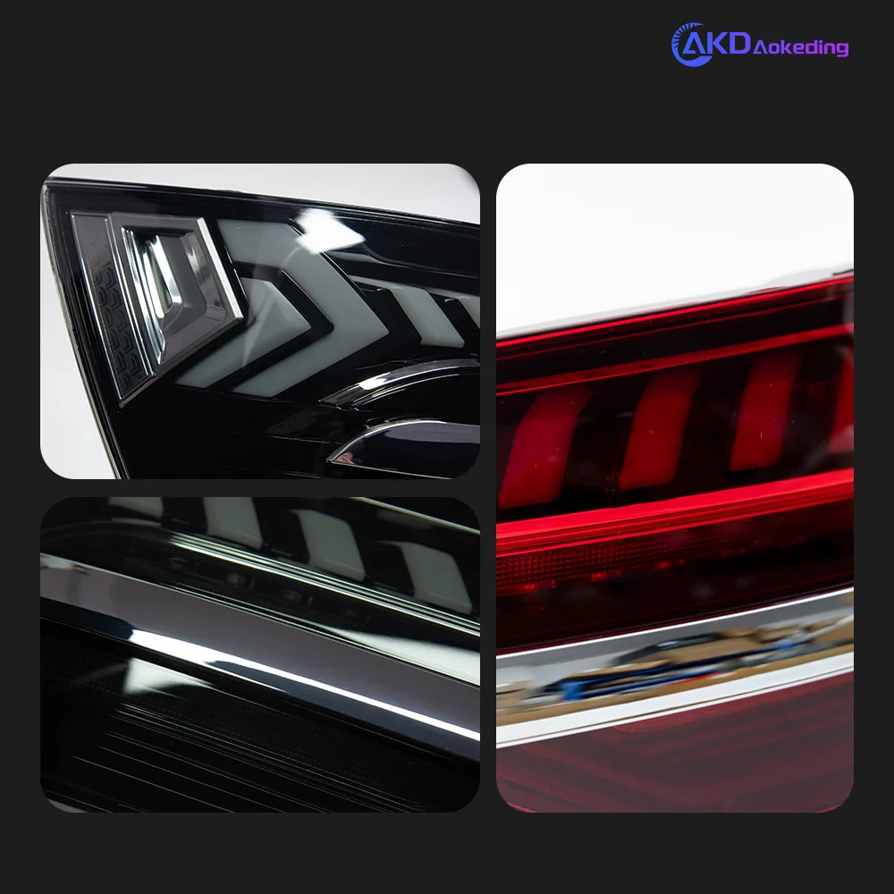 Auto Parts Tail light For Audi Q7 2006-2015 latest Styling Steering signal Brake reversing light Car Accesorios Modified