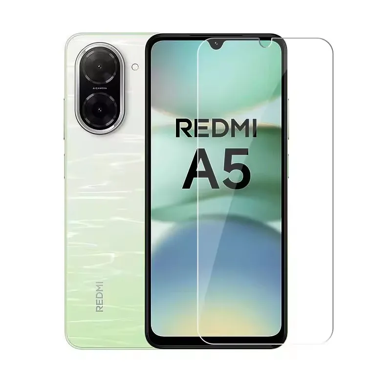 3 Stück 9D gehärtetes Glas für Xiaomi Redmi A5 5G Displayschutzfolie