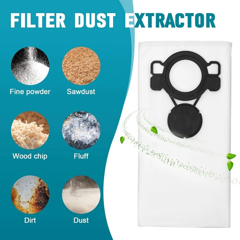 A15Q-12Pcs Dust Bags For Nilfisk 107419593 ATTIX33/44,Vl200aero 20/21,Aero 25/26/31,VC2010L/VC2511 Vacuum Cleaner Parts