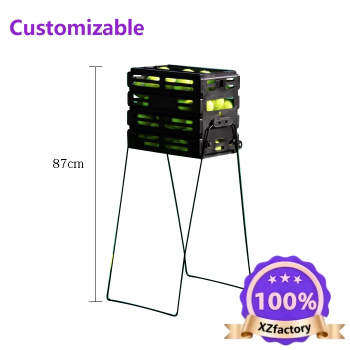 Factory Direct 2026 Top RatedTennis basket/pick-up device/pick-up basket with wheels/tennis basket, detailed diagram (hit-resist