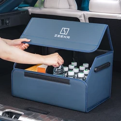 For ZEEKR X 001 007 009 2023 2024 Car Trunk Storage Box Bag Glove Box Locker Bins Interior Decoration Styling Accessories