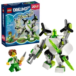 LEGO® DREAMZzz™ Z-Blob’s Robot and Vehicle Adventures (71487) Building Set for Boys and Girls Aged 7 and Up 121 Pieces