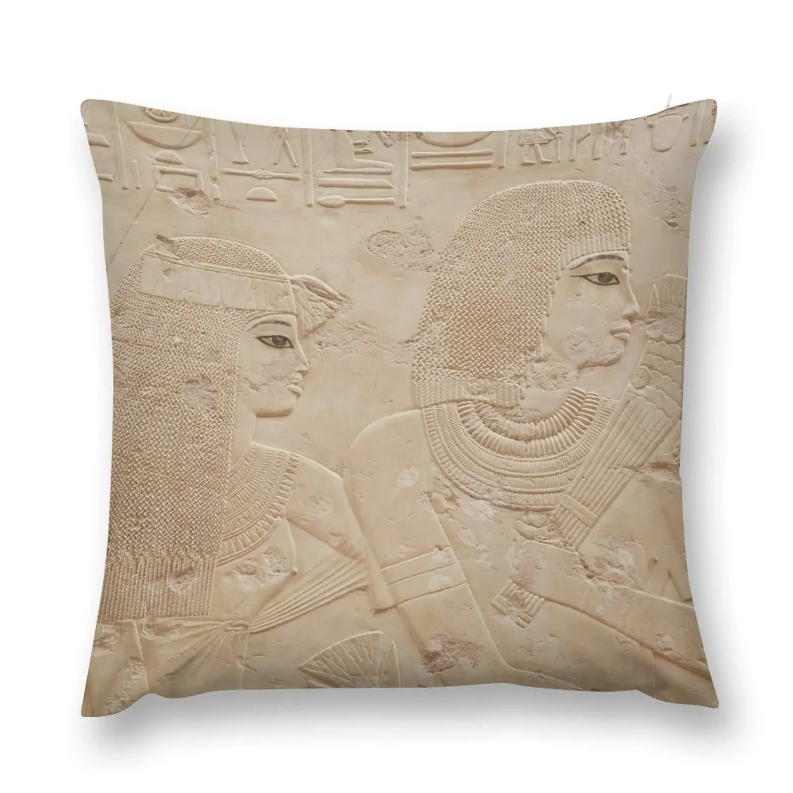 

The Finely Carved Tomb of Ramose in Luxor, Egypt Throw Pillow Cushions Pillow Decor pillow