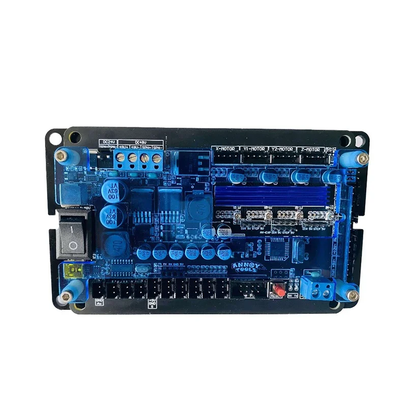 Imagem -02 - Grbl Controller Control Board para Cnc Laser Gravador 3axis Stepper Motor Suporte Offline Duplo Eixo y Usb Driver Board