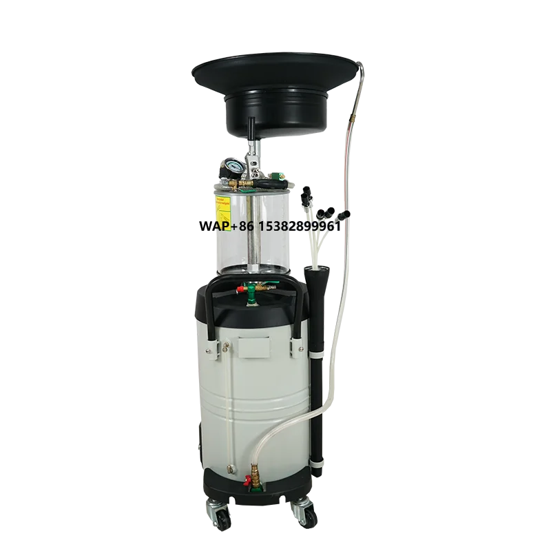 

Professional 72L Adjustable Tube Vacuum Waste Oil Drain Collector Portable with Trolley for Car Care