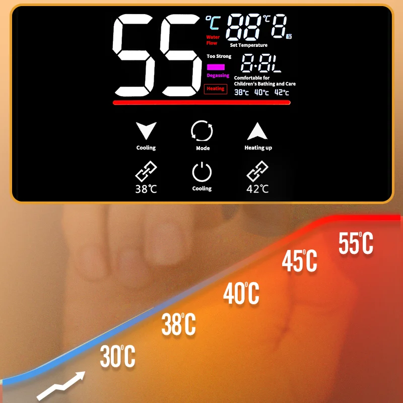 Small Instant-Heating Electric Water Heater Automatic Frequency Conversion Commercial & Household Use with Free Storage Tank