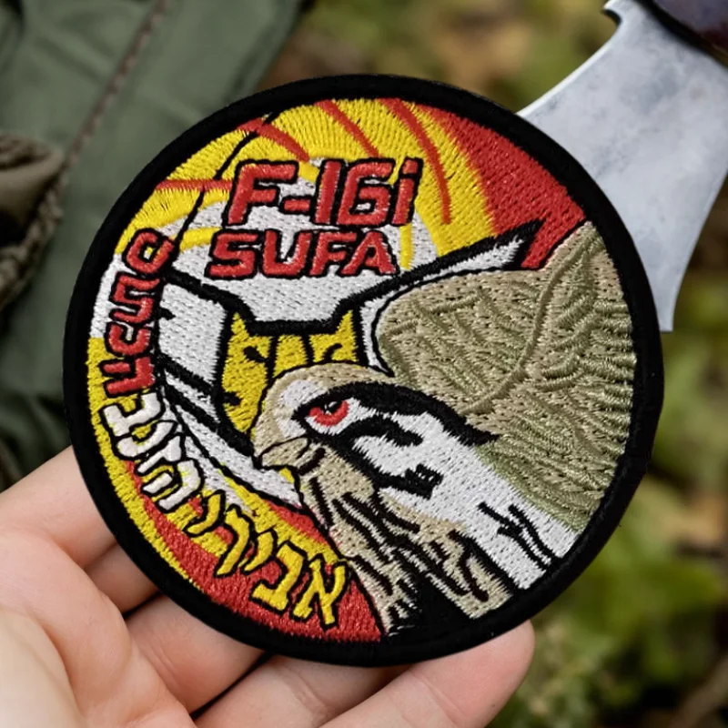 Parche táctico Flying Eagle F16 con velcro bordado decorativo