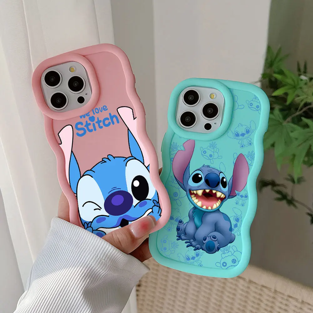 

Cute Cartoon Stitch Phone Case for Oppo Realme 5 11 12 C11 C20 C21Y C21 C30 C35 C53 C55 C65 C63 C67 Pro Plus 4G 5G Soft Cover