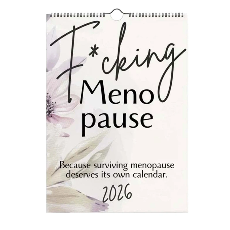 

D7YC Stylish 2026 Calendar Wall Hanging Calendar with Thick Paper Materials Friendly Inks Design For Home Or Office Decors