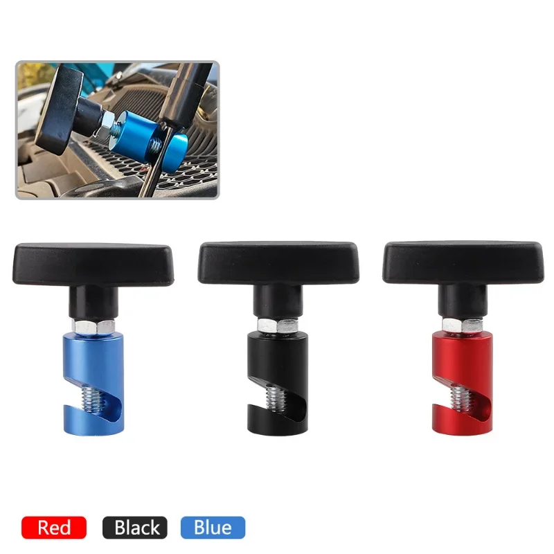 

Aluminum Car Hood Holder Trunk Air Pressure Anti-Slip Engine Cover Lifting Support Rod Fixing Clamp Lift Support Clamp