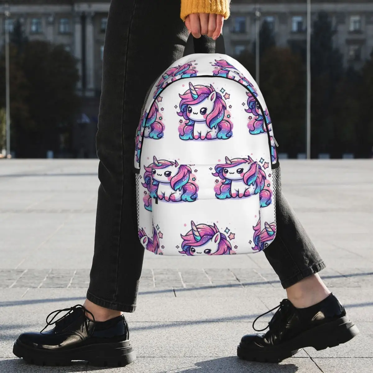 Sparkle Unicorn Magic Backpack Student BookBag Men Women School Bag Computer Shoulder Bags