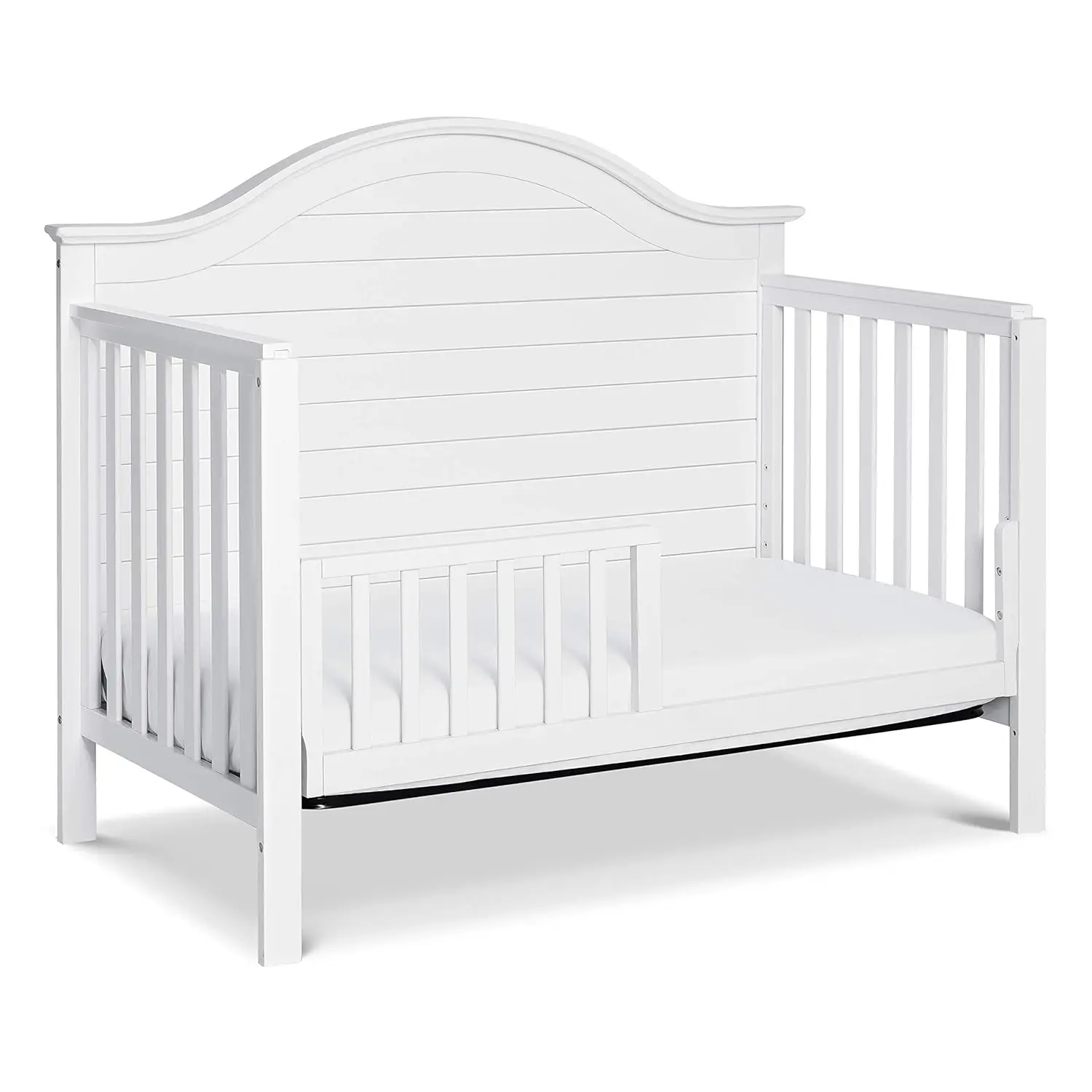 Carter's by DaVinci Nolan 4-in-1 Convertible Crib in White, Greenguard Gold Certified, 1 Count (Pack of 1)