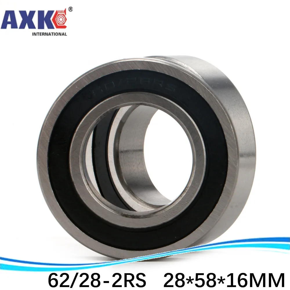 

Deep Groove Ball Bearing 10pcs High Quality ABEC-3 Non-standard Bearing 62/28 62/28-2RS 28*58*16 Mm Inch Bearing AXK Steel Rich