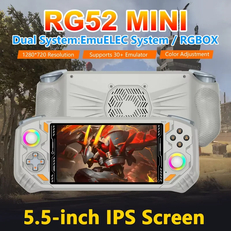Q21 Gaming Console - Konsol Game Genggam RG52 MINI Layar