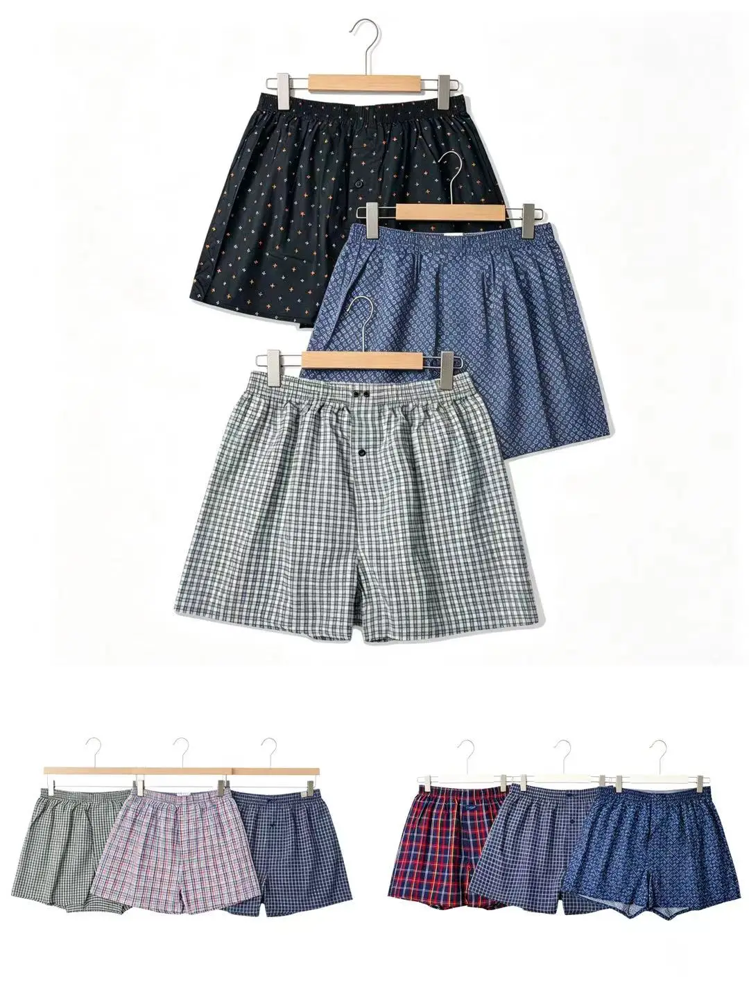 cuecas-boxer-masculinas-de-algodao-tamanho-grande-estilo-casual-confortaveis-e-respiraveis-calcoes-arlo-de-cintura-media