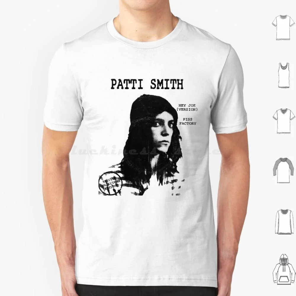 Patti Smith T Shirt 6xl Cotton Cool Tee Patti Smith Punk 70s Music New York Vintage Patti Horses Retro 80s Poetry Feminist