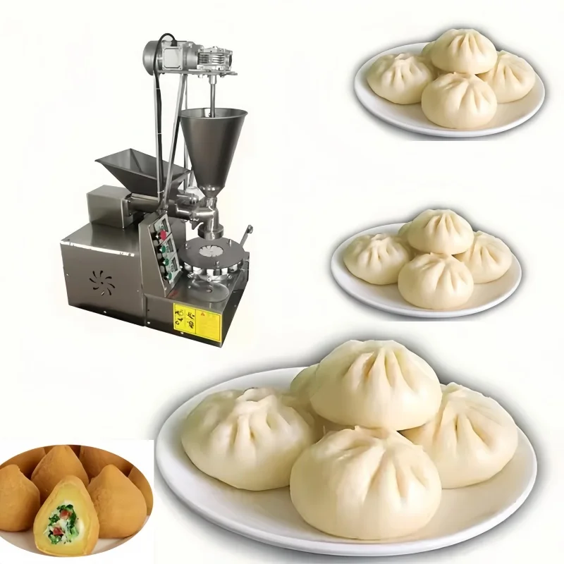 آلة صنع الكعك الأوتوماتيكية على البخار مومو ملء كعكة محشوة آلة تشكيل باو آلة صنع باوزي