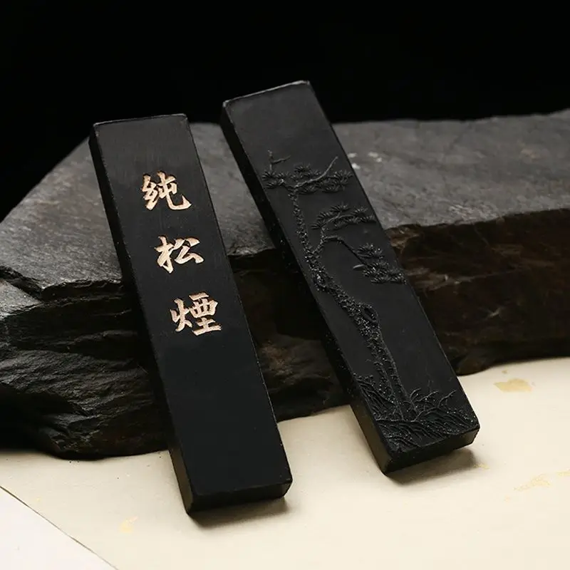 Handmade Pine Soot Ink Traditional Chinese Ink Stones Sumi Painting Ink Stick Huizhou Ink Mineral Cultural and Creative Gifts view 5