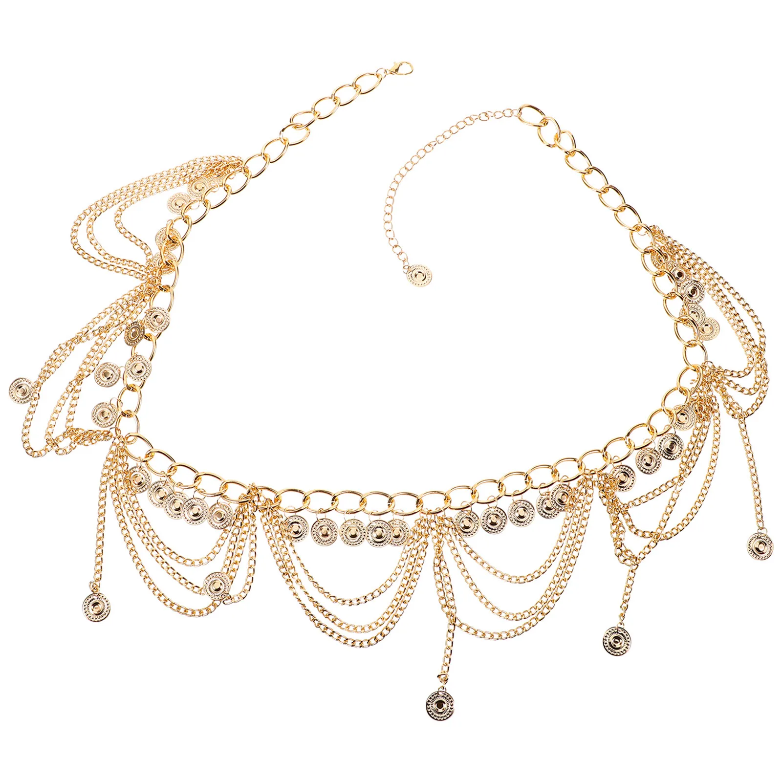 

Belly Waist Chain Tassel Zinc Alloy Stylish Waist Chain for Women Party Festival Beach Summer Dance Body Chains for Women
