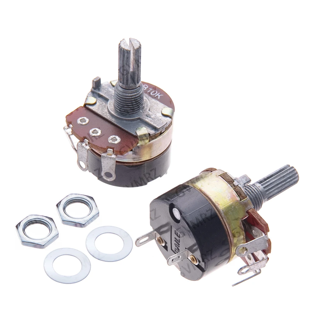 2PCS WH138 resistor 5K-500K Variable Resistor 5K 10K VR Resistance Length of 20 cm 20K 50K 100K 250K 500K Ohm New Authentic 5K