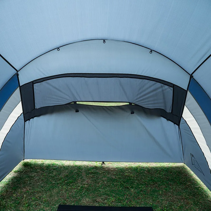 

Factory outdoor camping tent folding two bedrooms and one living room quick to set up 3-4 people portable family tent