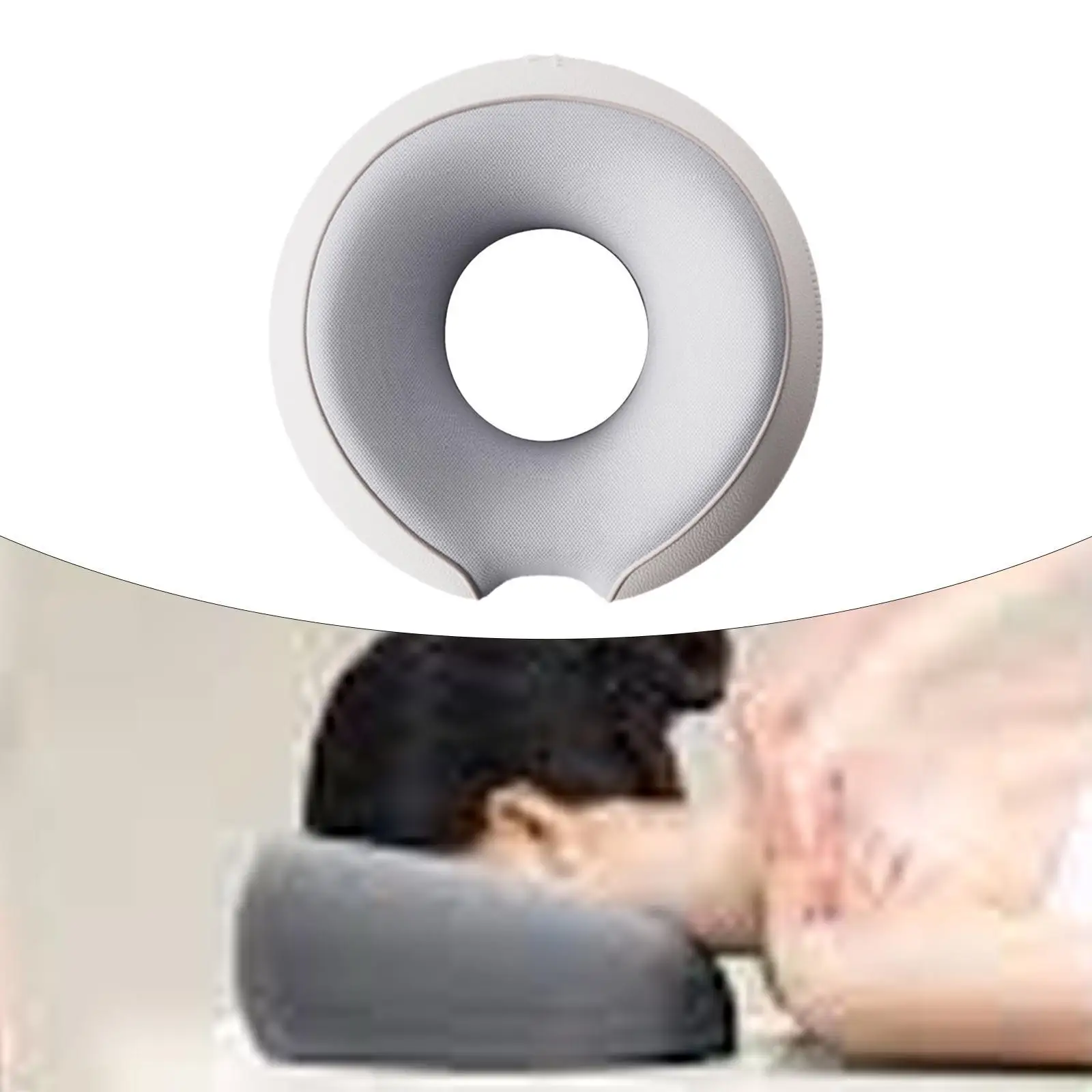 SPA Massage Pillow Ergonomics Lying Down Face Cradle Massage Table Cradle for Home Friends Travel Plane Men
