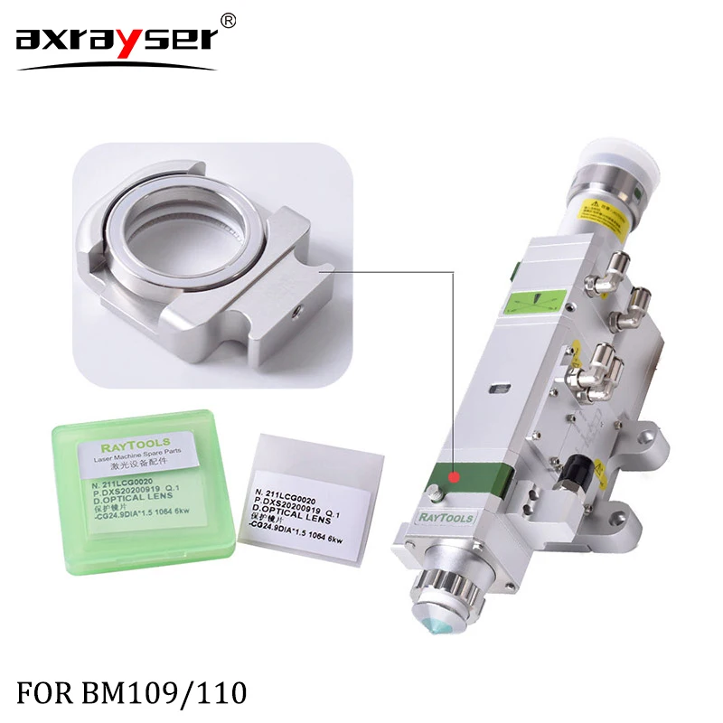 Imagem -06 - Raytools Protetora Lente Gaveta Seal Anel Lavadora Tampa Lentes Assento Bt210 240s Bm110 111 112 115 Fibra Laser 37x7 279x41 mm