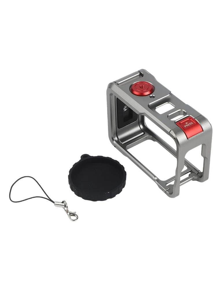 Aluminum Metal Cage Compatible with For DJI Action 6 Offering for rugged Protection Without Compromising Usability