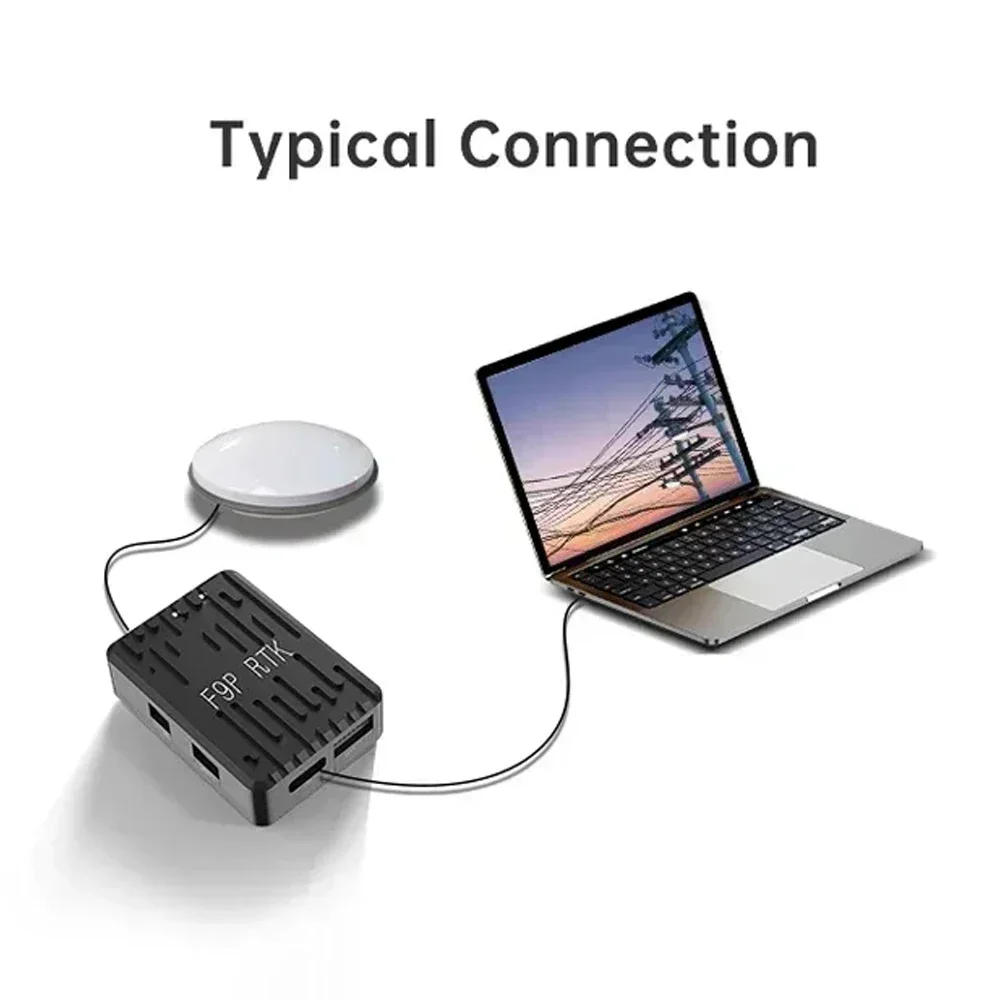 SIYI F9P RTK Module 4-Satellite Dual Band Anti-Jamming Centimeter Level Positioning for Industrial UAV Survey Agriculture