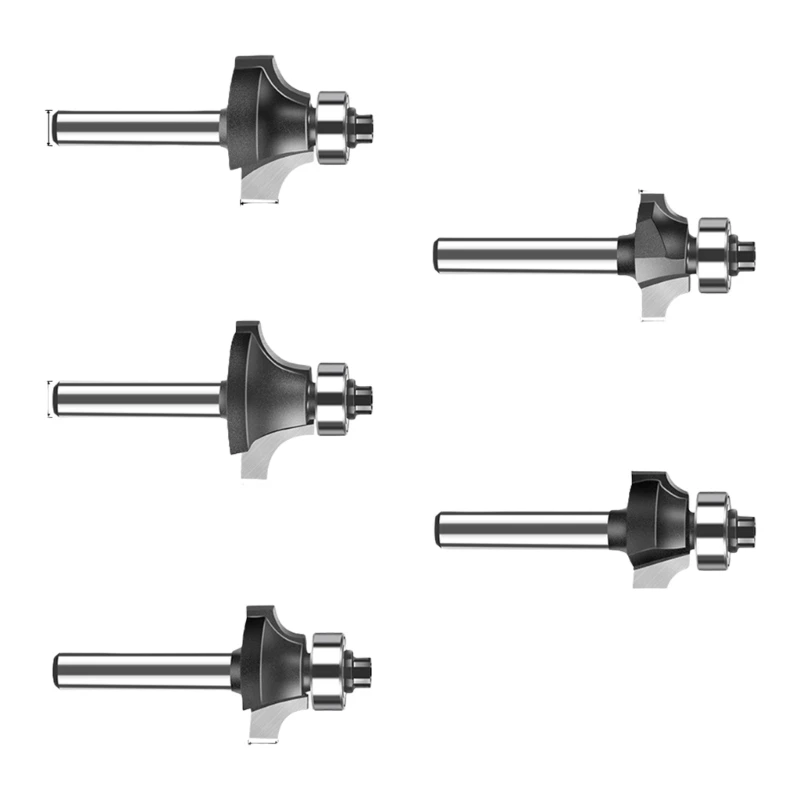 

Efficient Round Over Router Bit Woodworking Accessory for Creating Smooth Curves