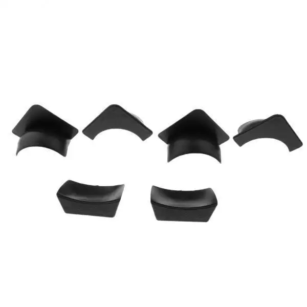 Set of 6 Plastic Pocket Covers for Pool Table - Complete Kit